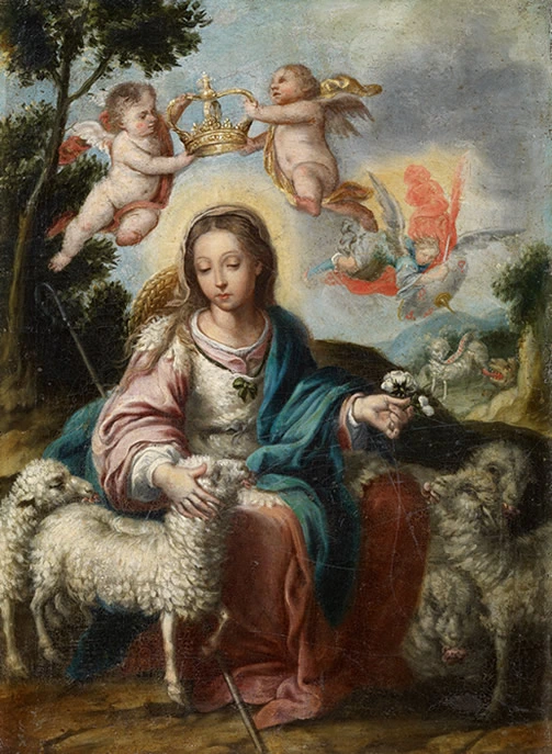 The Divine Shepherdess by Alonso Miguel de Tovar